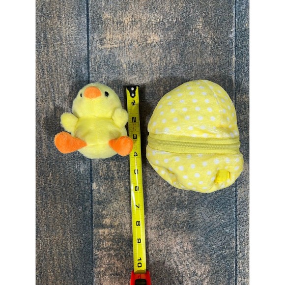 Plushland 6” Zip Up Easter Egg and Chick! Yellow! Plush Stuffed Animal! - Picture 9 of 9